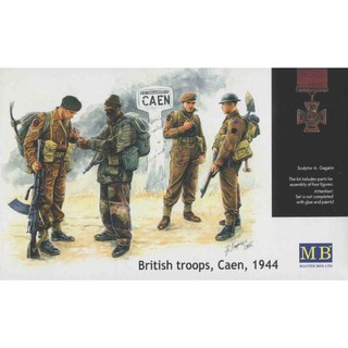 ฟิกเกอร์โมเดล Master Box Model 1/35 MB3512 BRITISH TROOPS, CAEN, 1944