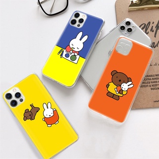 เคสโทรศัพท์มือถือแบบนิ่ม ใส ลายกระต่าย Miffy DV-127 สําหรับ OPPO Find x5 pro A17k A77S A78 Reno 8t 8