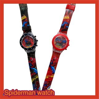 นาฬิกาเด็กสไปเดอร์แมน มีไฟ Spiderman watch