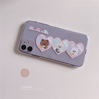 เคสโทรศัพท์มือถือ ซิลิโคนใส ทรงสี่เหลี่ยม ลายการ์ตูนตาราง สําหรับfor iPhone 13 Pro Max Xs Max Xr 12 mini 7 Plus 12 Pro Max