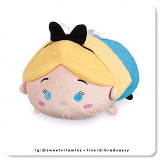 ▪️Disney Tsum Tsum Alice Medium (สินค้าใหม่ ของแท้ นำเข้าจาก Disney Shanghai คร้า)