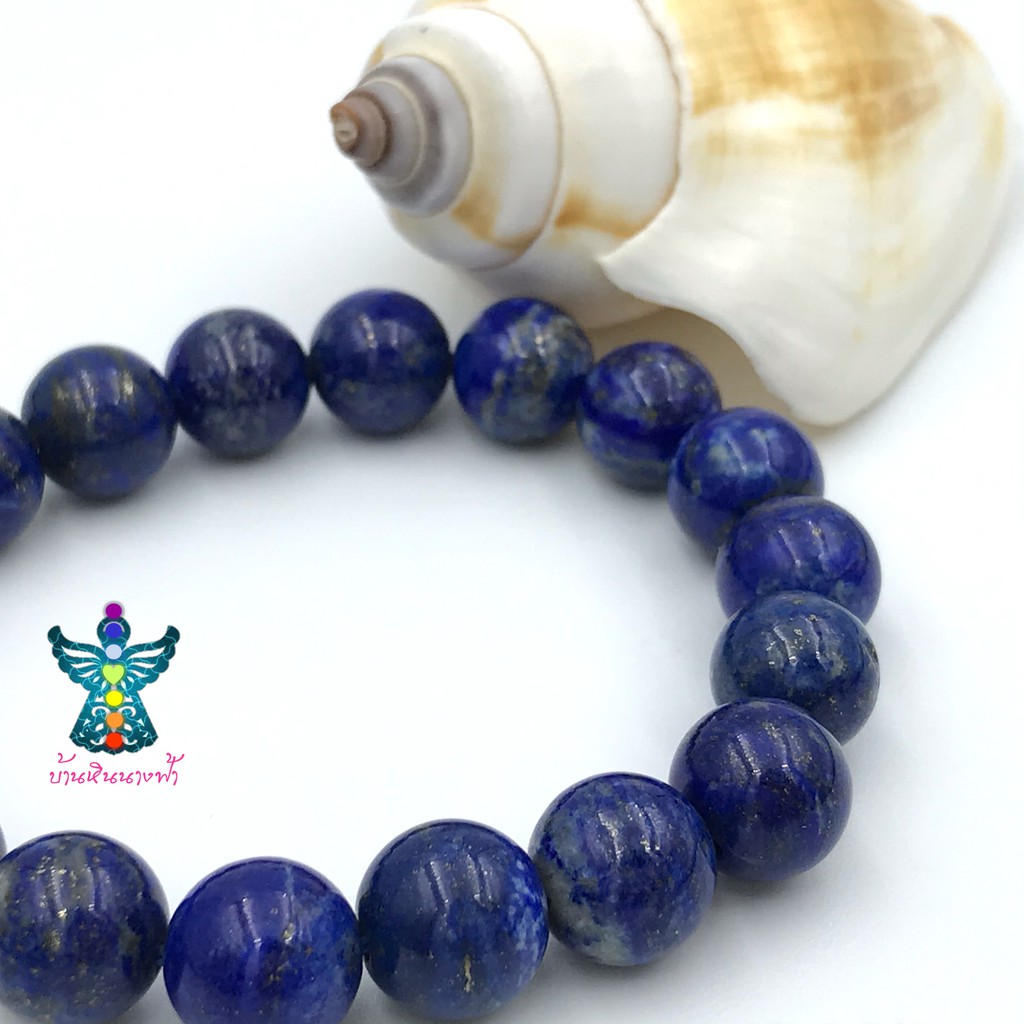 กำไลหินลาพิส🧚🏻‍♀️Lapis lazuli🍭8 mm. ✨มหัศจรรย์หินสีน้ำเงิน