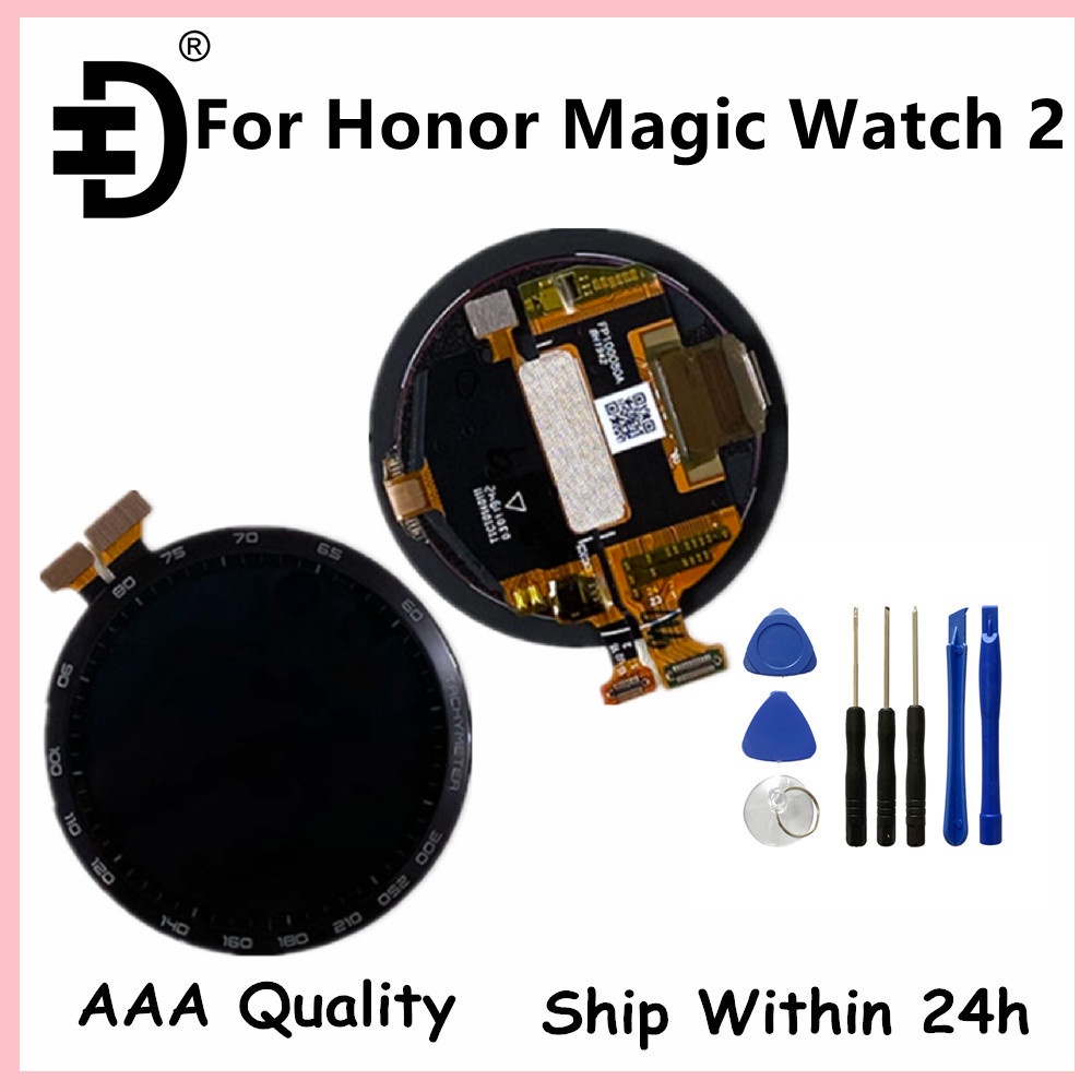 Original For Huawei Honor Magic Watch 2 46MM LCD Display Screen Touch Screen Digitizer For Honor Magic Watch 2 42MM LCD