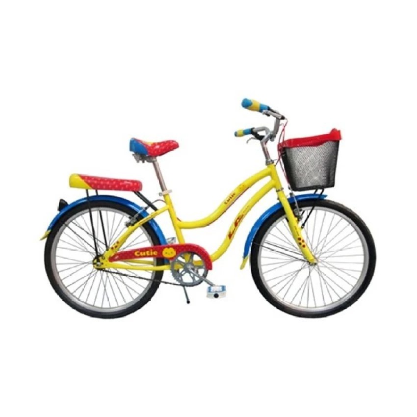 LA Bicycle จักรยาน รุ่น 16" Cruiser Chicky (Yellow/Red)