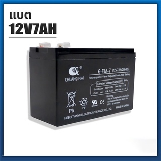 lukkytoys แบตเตอรี่รถเด็ก12V7Ah