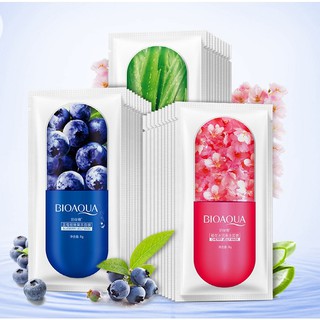 Bioaqua Jelly Serum Mask มาส์กเจลลี่หน้าใส แบบไม่ต้องล้างออก ผิวหน้าขาวเนียนใส ผิวสวยเร่งด่วน เลือกได้ 3 สูตร