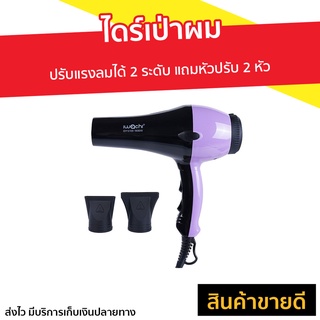 ไดร์เป่าผม IWACHI ปรับแรงลมได้ 2 ระดับ แถมหัวปรับ 2 หัว GY-5100 - ไดเป่าผม ไดรฟ์เป่าผม ไดร์เป่าผมพกพา ไดร์เป่าผมมินิ