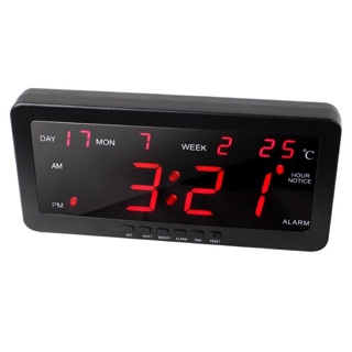 นาฬิกาดิจิตอล LED DIGITAL CLOCK แบบแขวนผนัง รุ่น CX-2158