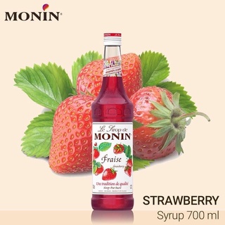 โมนิน/โมแนงต์ ไซรัปสตรอเบอร์รี ขนาด 700 มล. (MONIN Strawberry Syrup)