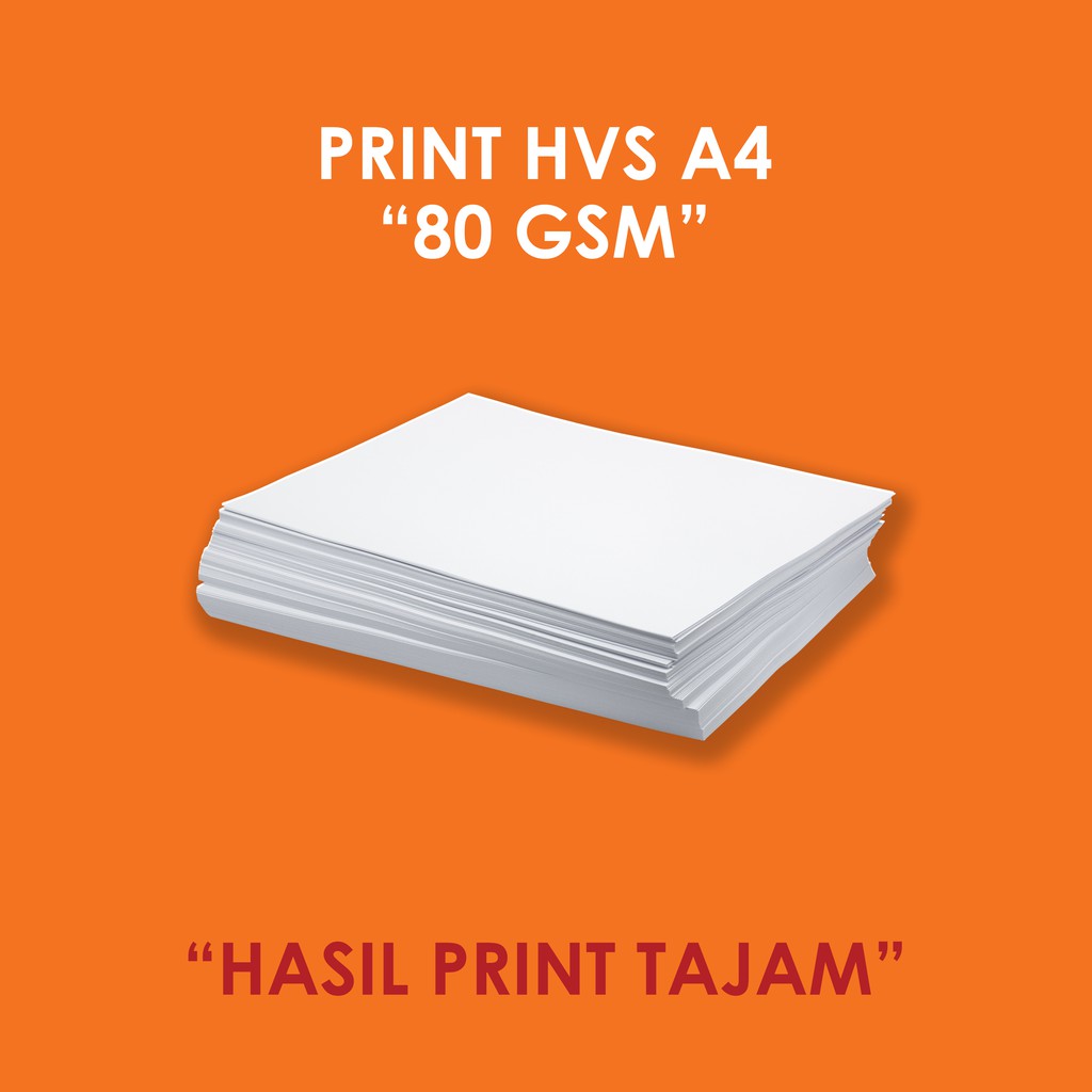 80 GRAM A4 SIZE HVS PRINTING SERVICES "SHARP PRINT RESULTS"