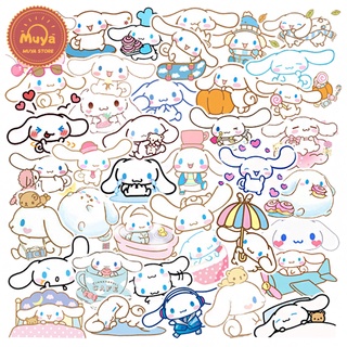 Muya สติกเกอร์ไวนิล ลายการ์ตูน Sanrio Cinnamoroll กันน้ํา สําหรับติดตกแต่งแล็ปท็อป 50 ชิ้น