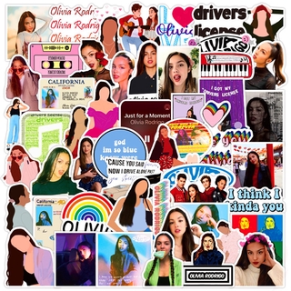 ❉ Olivia Rodrigo Series 01 Spotify Drivers License สติ๊กเกอร์ ❉ 50Pcs/Set DIY Fashion Mixed Luggage Laptop Skateboard Doodle Decals สติ๊กเกอร์