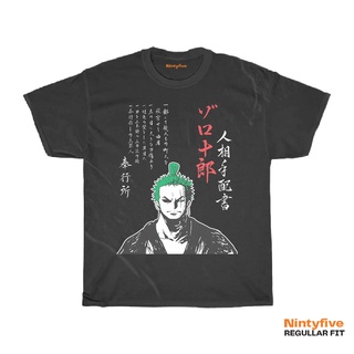 เสื้อเชิ้ต One Piece Roronoa Zoro สีดํา