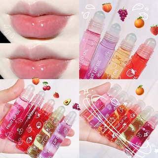 Rollerball Fruity Lip Oil, ลิปกลอส, ลิปกลอส ลูกกลิ้งใส ให้คว…