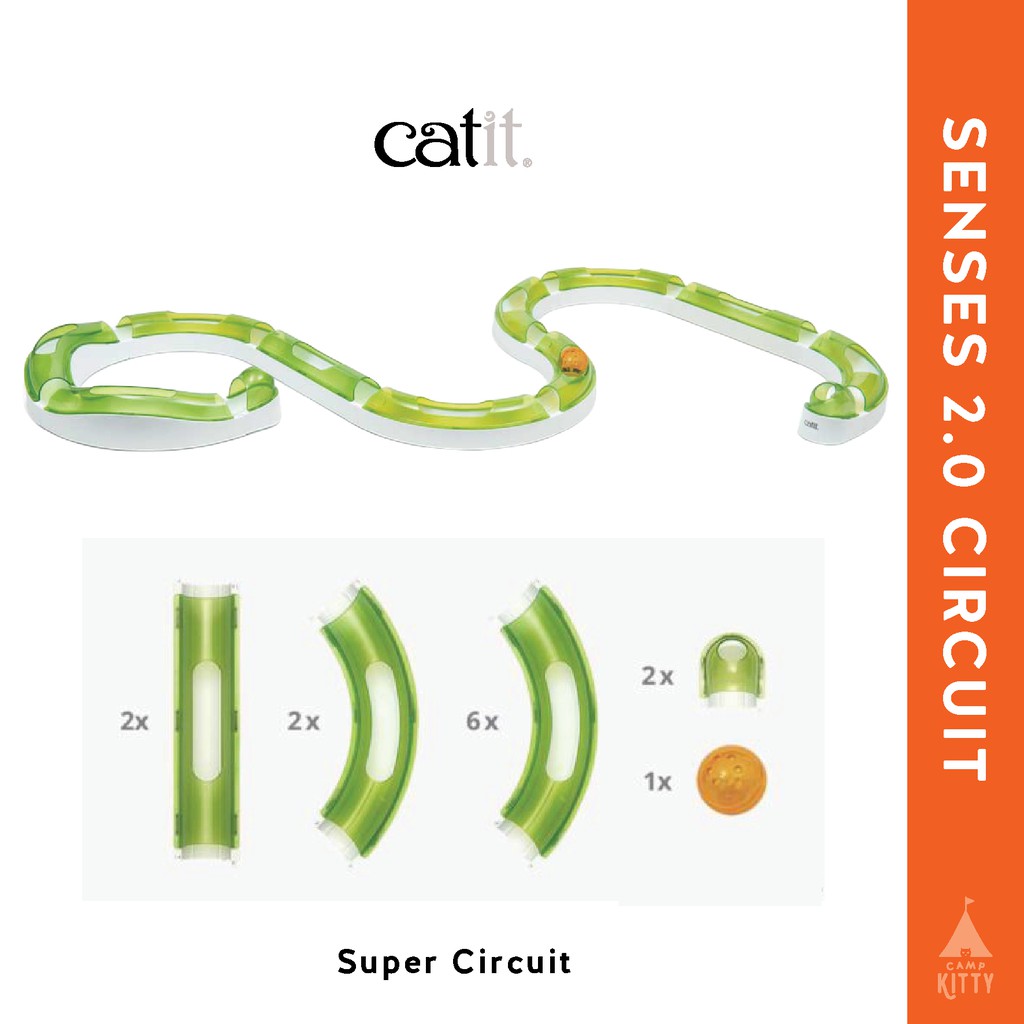 Catit Senses 2.0 Super Circuit Ball Track ของเล่นสําหรับแมว