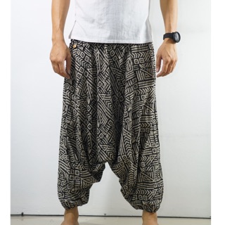 Thai cotton pants กางเกงม้งขายาว