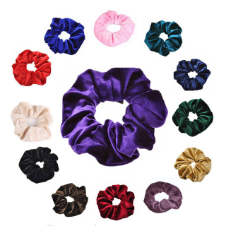 Fashion Womens Hair Rings Velvet Bow Knotted Hair Band Elastic Hair Rope Women Hair Ties