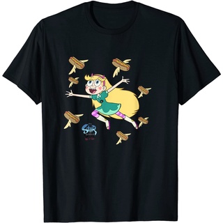 เสื้อยืดผ้าฝ้ายพรีเมี่ยม เสื้อยืด พิมพ์ลาย Disney Channel Star  เสื้อยืด พิมพ์ลาย The Forces of Evil Hot Dog