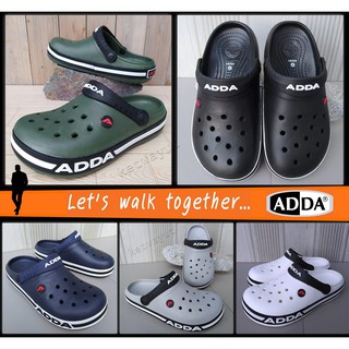 รองเท้าแตะหัวโตผู้ชาย,รองเท้าแตะแบบสวม,รองเท้า Adda หัวโต,รองเท้าแตะ adda 55U01