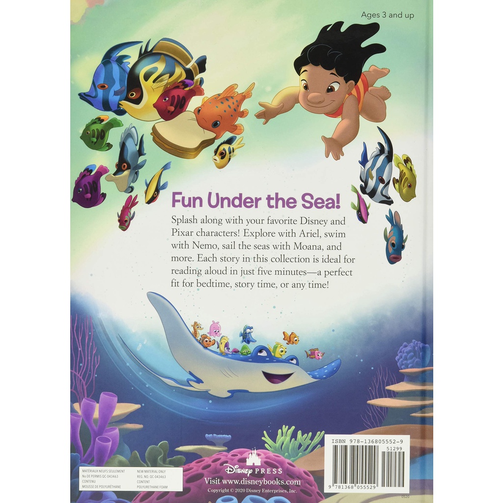 พร้อมส่ง *ลิขสิทธิ์แท้* 5-Minute Under the Sea Stories (5-Minute Stories) Hardcover –ปกแข็ง ราคา ถูกที่สุด ดีลบีเคเค แกลเลอรีภาพที่ 5