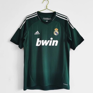 เสื้อกีฬาแขนสั้น ลายทีมฟุตบอล Real Madrid 2012/13 ชุดเยือน คุณภาพสูง AAA