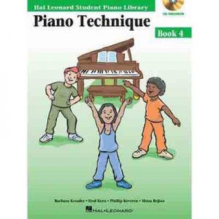 หนังสือเรียนเปียโน PIANO TECHNIQUE BOOK 4 BOOK WITH AUDIO AND MIDI ACCESS Hal Leonard Student Piano Library