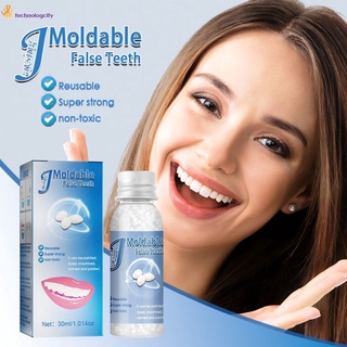 Eelhoe Falseteeth ฟันแข็งชั่วคราวชุดซ่อมแก้ไขที่ขาดหายไปหักฟันแข็งกาวฟันปลอมกาวดูแลช่องปากเครื่องมือ