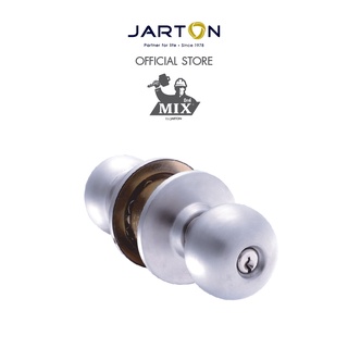 JARTON MXC3100SS-S*P ลูกบิดMXทั่วไป หัวกลมขัดด้าน จานเล็ก*แผง