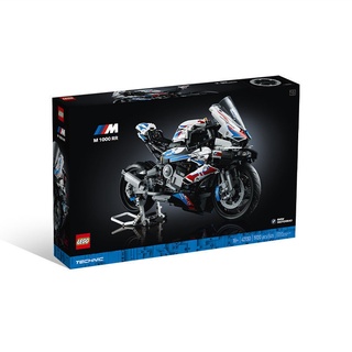 Lego 42130 BMW รถจักรยานยนต์ m1000rr เทคโนโลยีกลุ่มเครื่องจักรประกอบบล็อกของเล่นโมเดลของขวัญวันเกิด