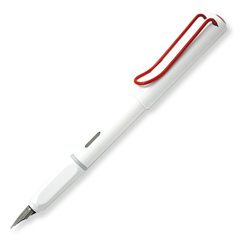 Lamy Safari Japan limited edition White whit Red clip (ปากกาลามี่ ด้ามสีขาวคลิปสีแดง)