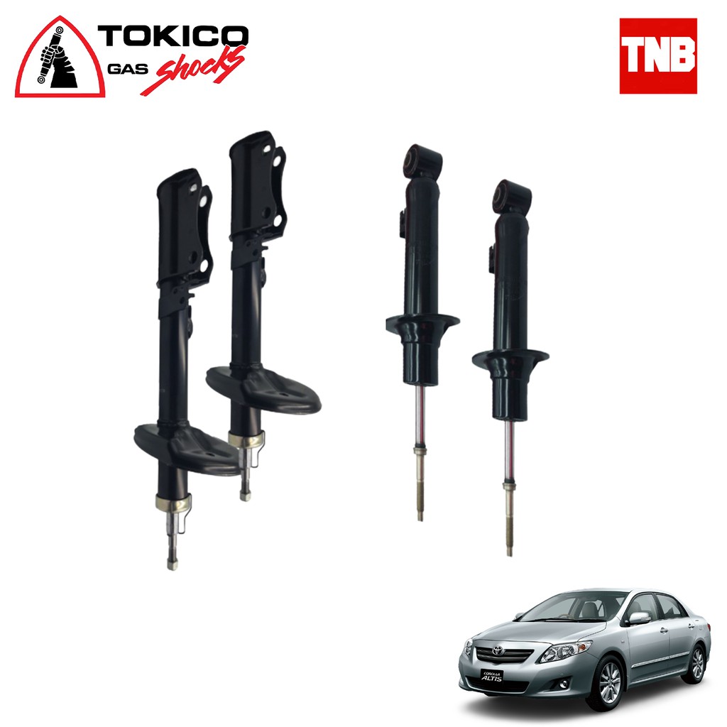 Tokico โช๊คอัพ toyota corolla altis altis cng,รถติดแก๊ส โตโยต้า โคโรลล่า อัลติส ปี 2008-2013