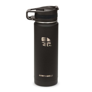 Earthwell กระบอกน้ำเก็บร้อน/เย็น รุ่น 20OZ VACUUM BOTTLE VOLCANIC BLACK - ROASTER LOOP CAP