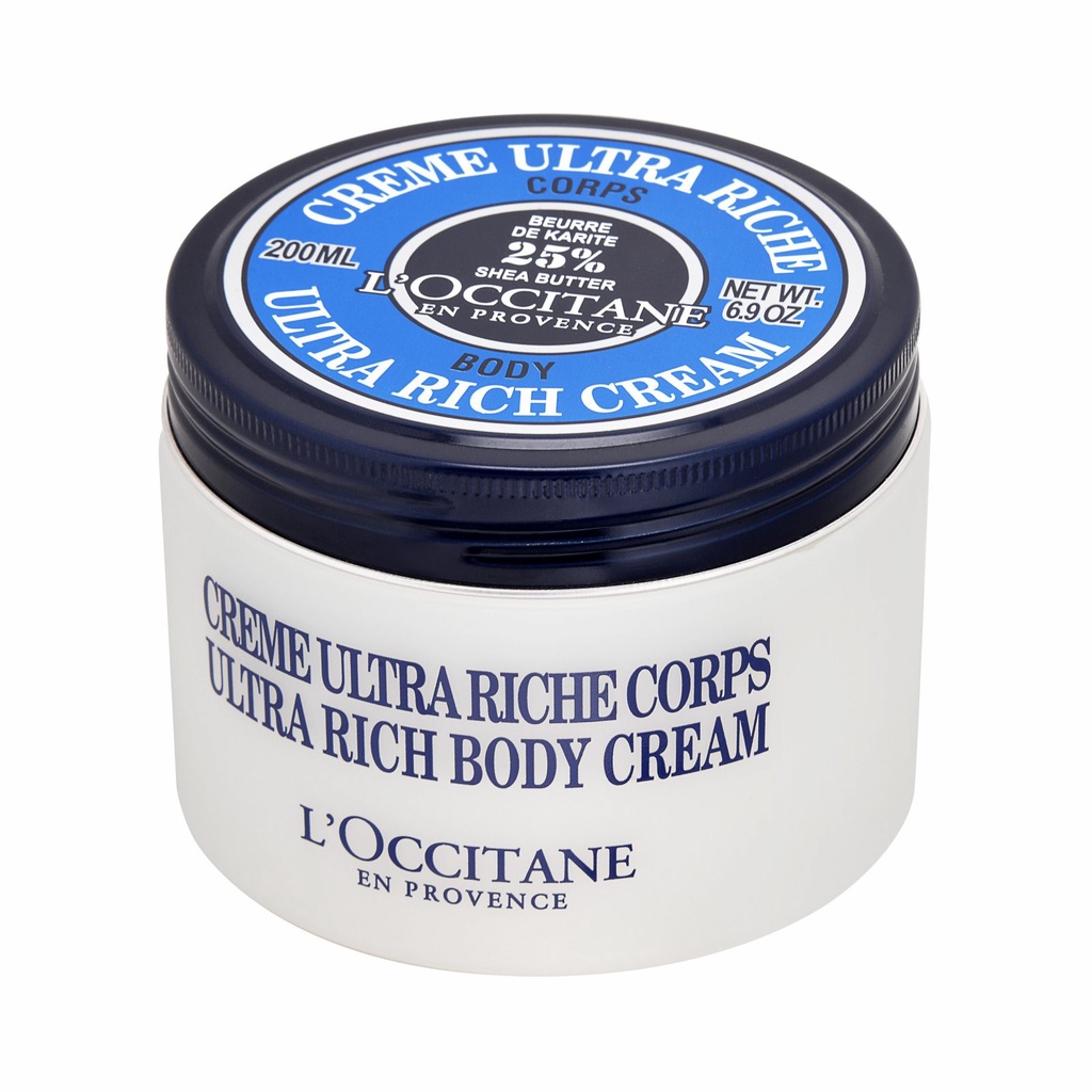 2 x L'Occitane Shea Butter Ultra Rich Body Cream 7oz, 200ml jwTE