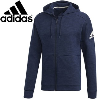 แจ็คเก็ตฮู้ด adidas ID Stadium FZ DU1136 (Navy) ของแท้ ป้ายช็อปไทย  ไม่แท้ยินดีคืนเงิน