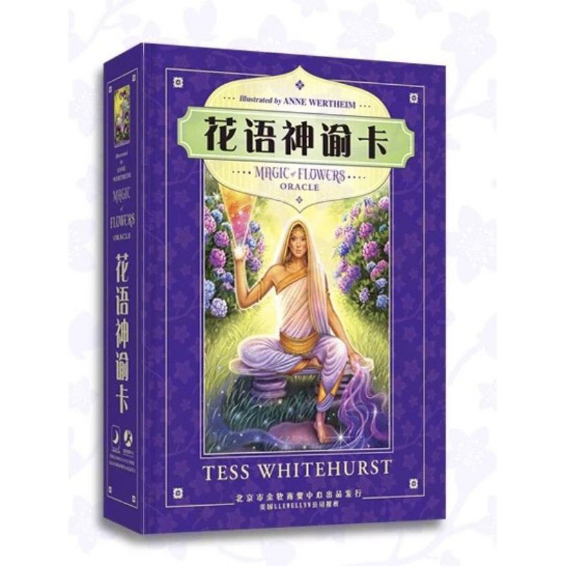 Magic Oracle Card Magic of Flowers Oracle Version ดอกไม้ Oracle Flower Shadow Tarot