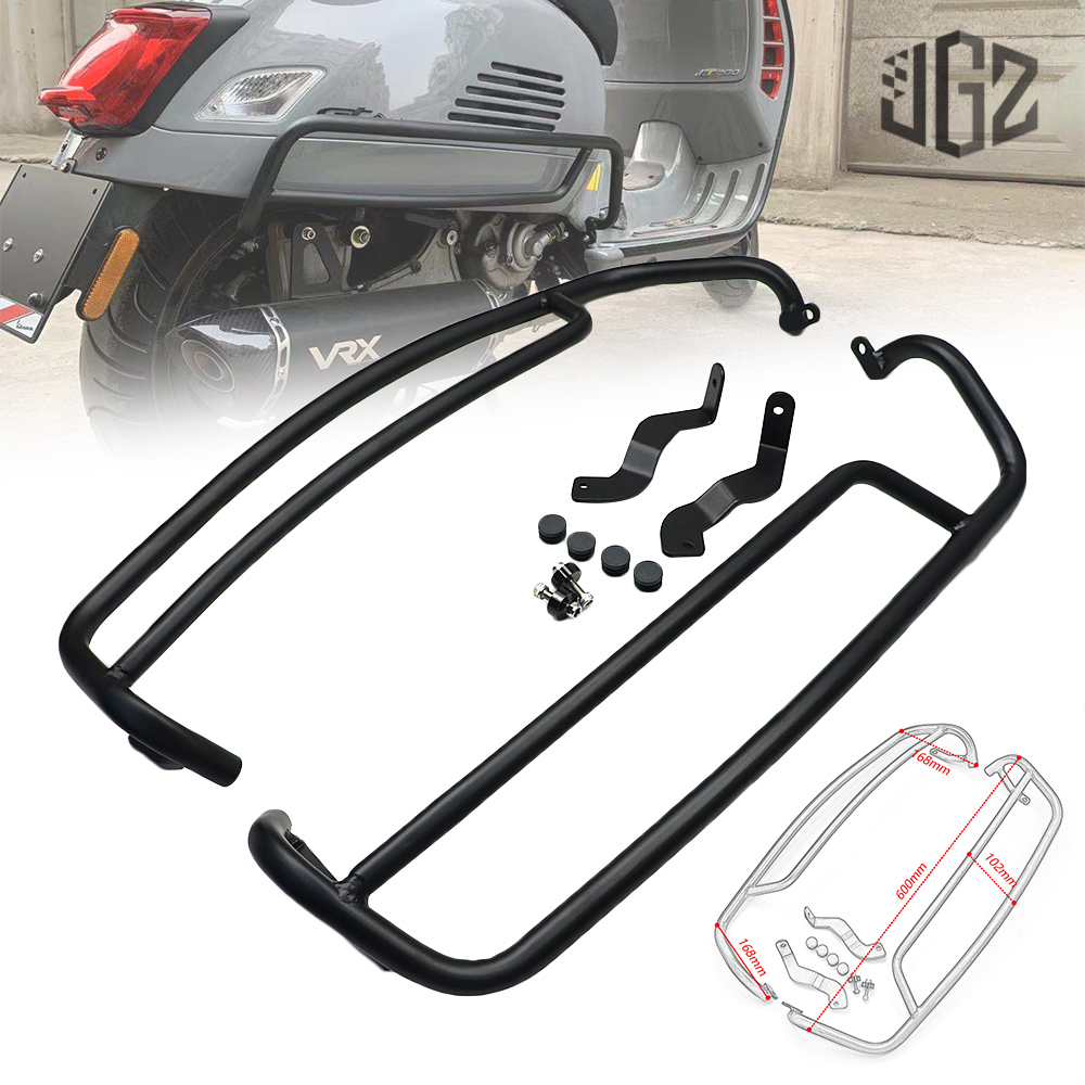 กรอบอลูมิเนียมกันชนหน้าสําหรับรถจักรยานยนต์ Vespa Gts 150 300 Gtv Gts150 2013-2023 2024 2025