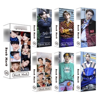 บีทีเอส BTS Album BE Bookmark Jungkook V Jimin Suga Jin 36 ชิ้น / กล่อง