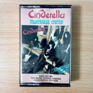 Cinderella - Heartbreak Station (1990) The third studio album / Cassette เทป รับประกันไม่มีอัดทับ  / 0980