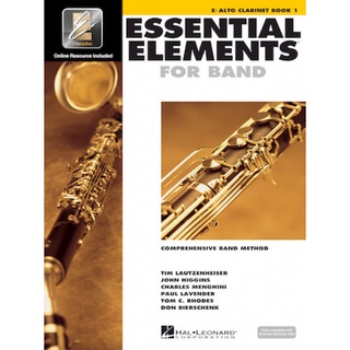 หนังสือเรียนดนตรี ESSENTIAL ELEMENTS FOR BAND – Eb ALTO CLARINET BOOK 1 WITH EEI