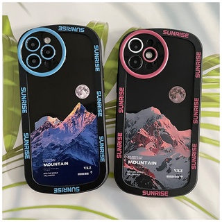 FOR XIAOMI 11LITE 12LITE REDMI 12C 10C 10 NOTE12 NOTE11 NOTE10 NOTE9 NOTE 8 NOTE7 S 9 8 7 10A 9C 9A 9T K40 POCO M5 M5S F3 X3 M3 PRO Mountain Oval Soft case