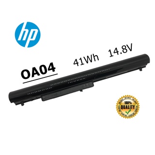 HP แบตเตอรี่ OA04 ของแท้ (สำหรับ 240 G2 14 D008TX D106TX R056TU 15 R279TU R233TX Series) HP Battery Notebook แบตเตอรี่