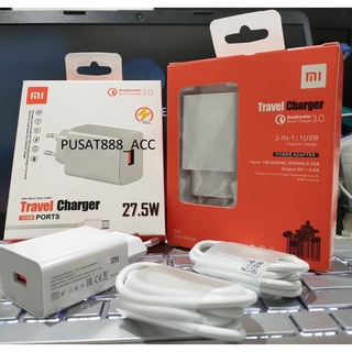 Tc/travel ที่ชาร์จ Xiaomi 27.5W ของแท้ 1USB รองรับ Qualcomm 3.0 ชาร์จเร็ว