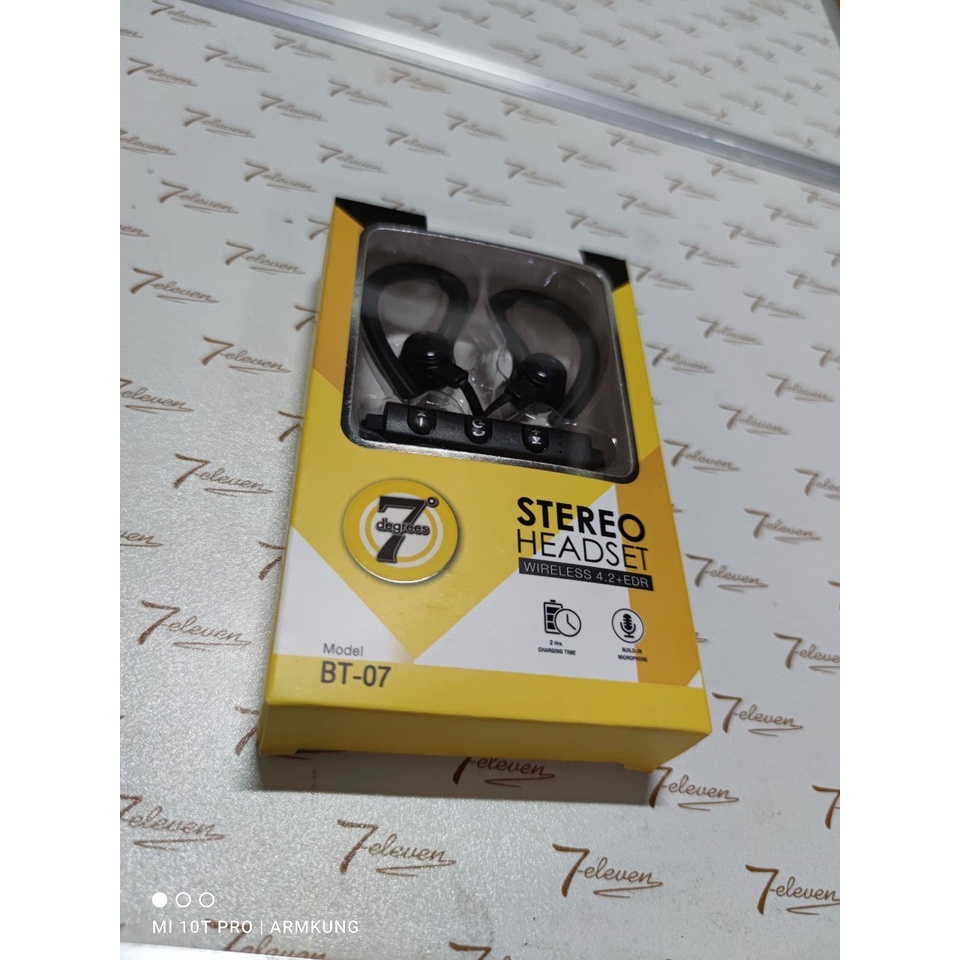 7 degrees หูฟัง Bluetooth Sport Headset