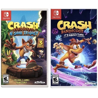 Crash Bandicoot 4 Its About Time Nintendo Switch / Crash bandicoot N Sane Trilogy Switch (สินค้าใหม่)(มือ) (พร้อมส่ง)