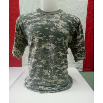 (SALE) Size;  XL  เสื้อยืดวินเทจ USA งานเก่าแท้ / 80'Camouflag wood ผ้าทหารเมกา