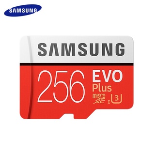 SAMSUNG Grade EVO Plus Memory Card Micro SD Card 256GB 64GB 128GB SDXC Class 10 C10 UHS TF Card Trans Flash Microsd