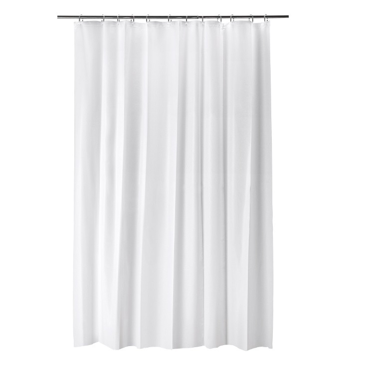 IKEA ผ้าม่านห้องน้ำ สีขาว180×200 ซม.