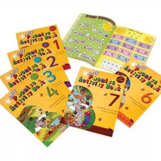 Jolly Phonics Activity Books, set 1-7