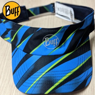 Buff Visor ทรงปีกหมวกแข็ง ลาย R- Focus Blue