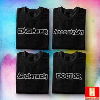 นักบัญชีเสื้ออาชีพ Architech แพทย์วิศวกร Tshirt Unisex สําหรับผู้ชายและผู้หญิง| ร้อยเท่า +.g